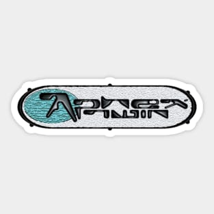 Aphex Twin Font Sticker